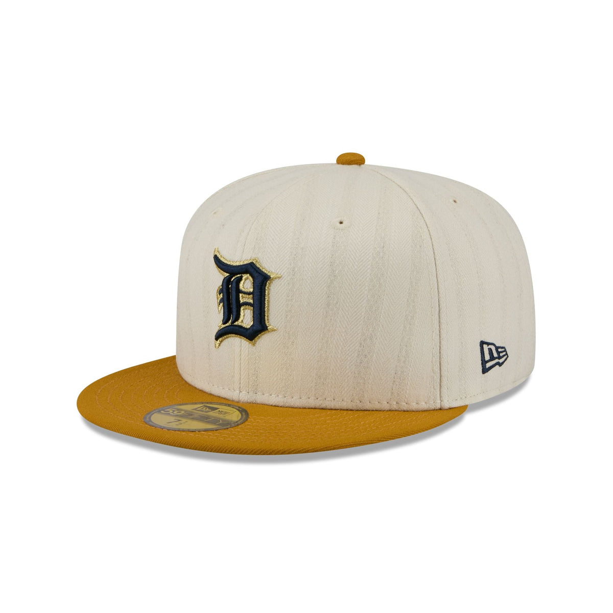 Detroit Tigers Chrome Herringbone 59FIFTY Fitted Hat