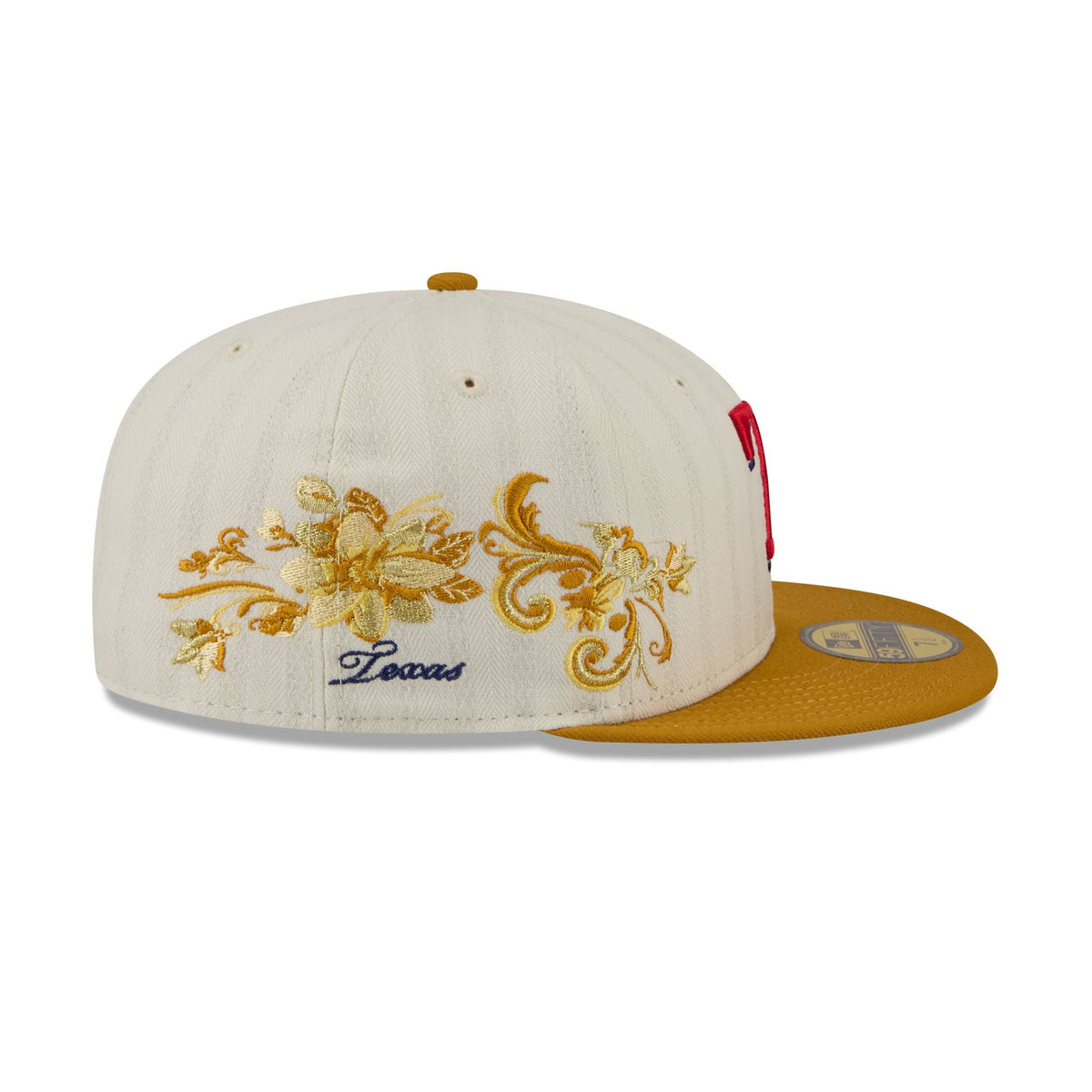 Texas Rangers Chrome Herringbone 59FIFTY Fitted Hat