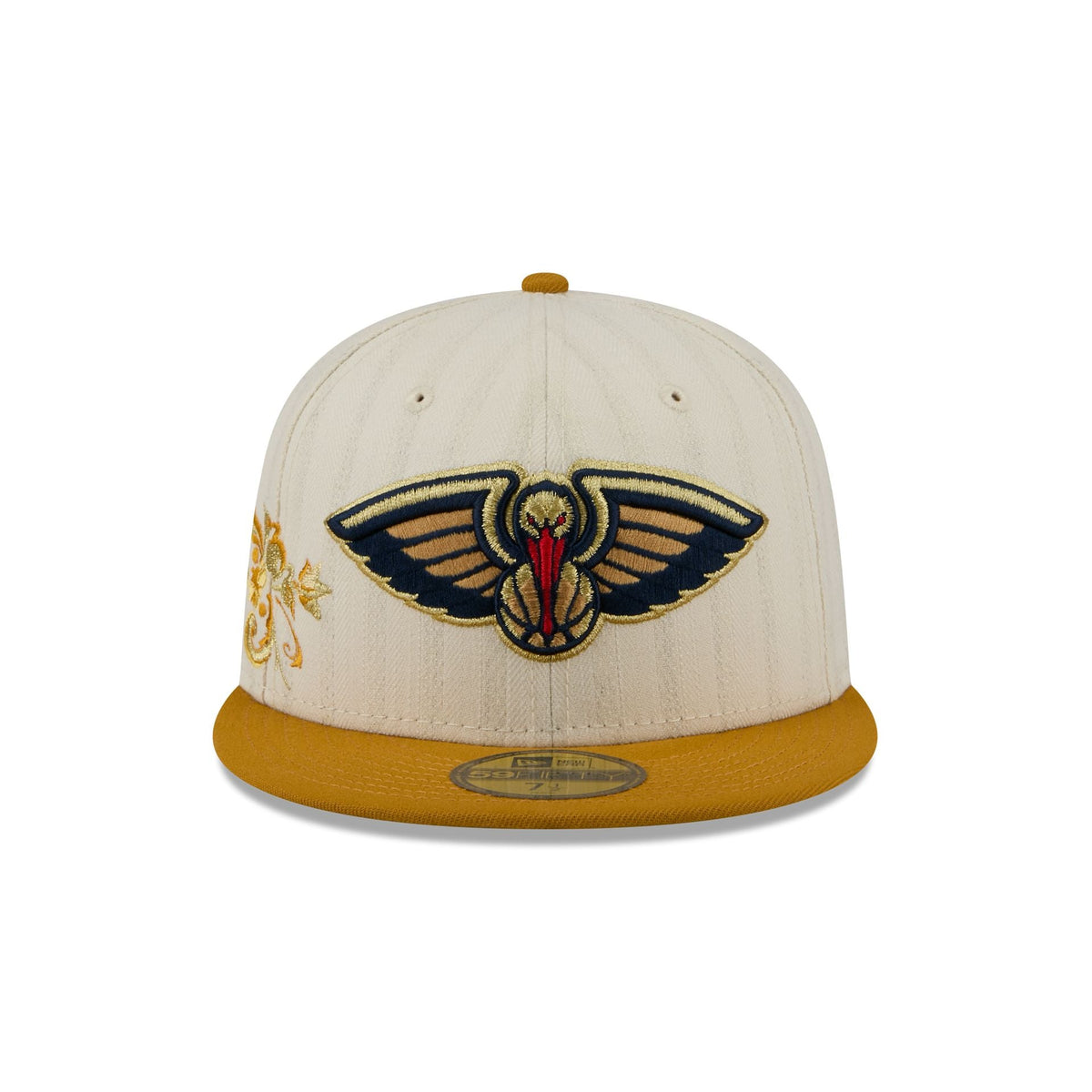 New Orleans Pelicans Chrome Herringbone 59FIFTY Fitted Hat
