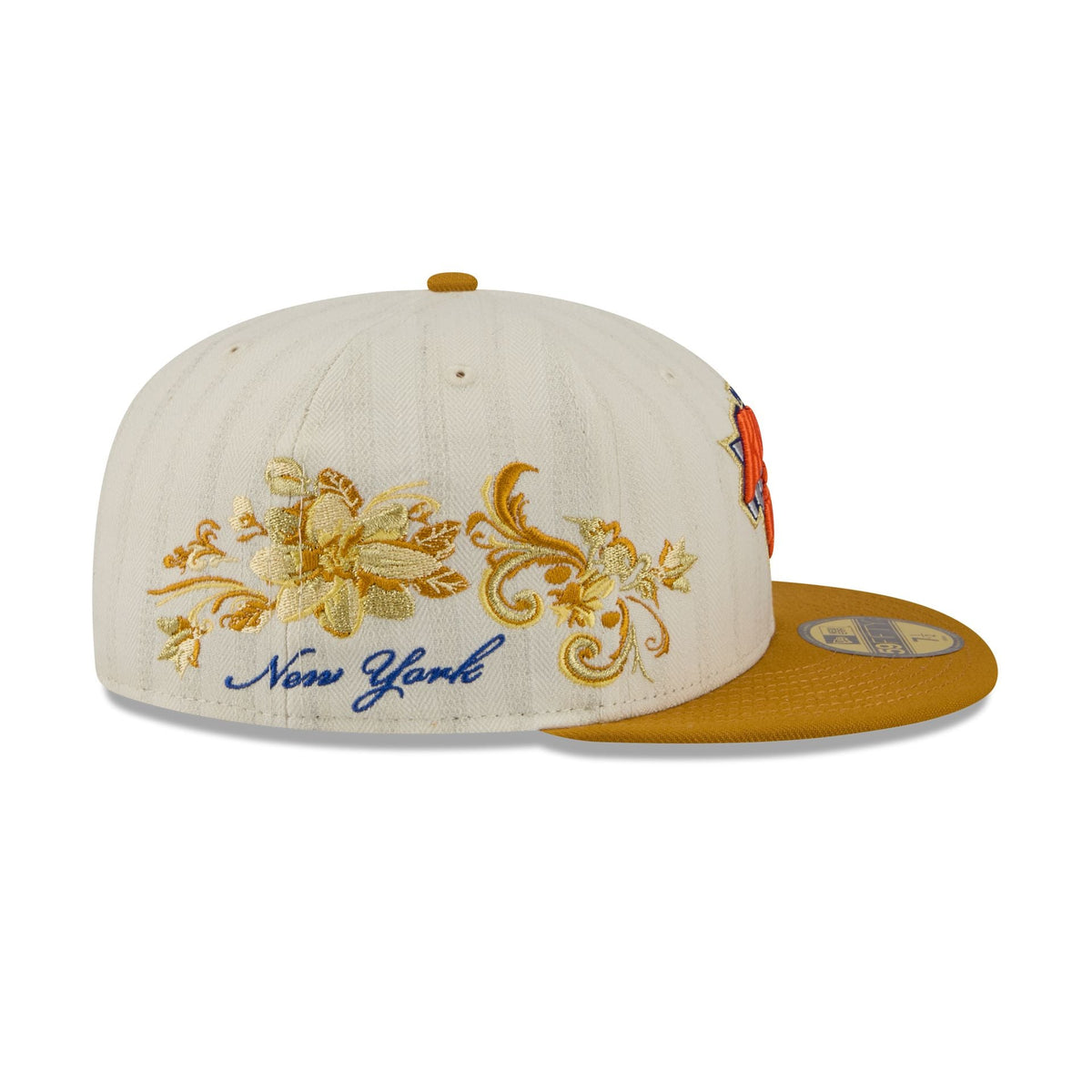New York Knicks Chrome Herringbone 59FIFTY Fitted Hat