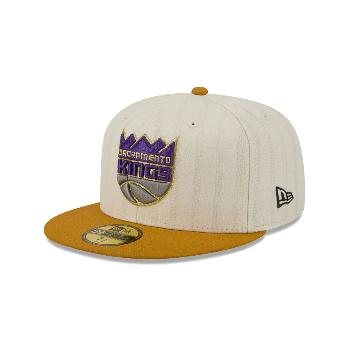 Sacramento Kings Chrome Herringbone 59FIFTY Fitted Hat