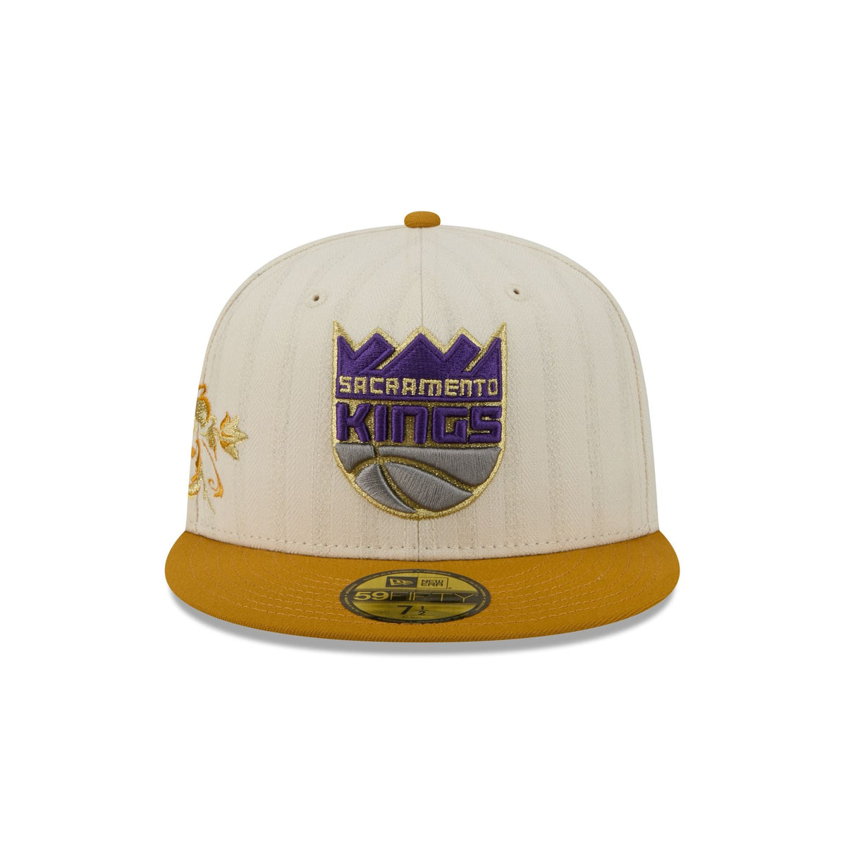 Sacramento Kings Chrome Herringbone 59FIFTY Fitted Hat