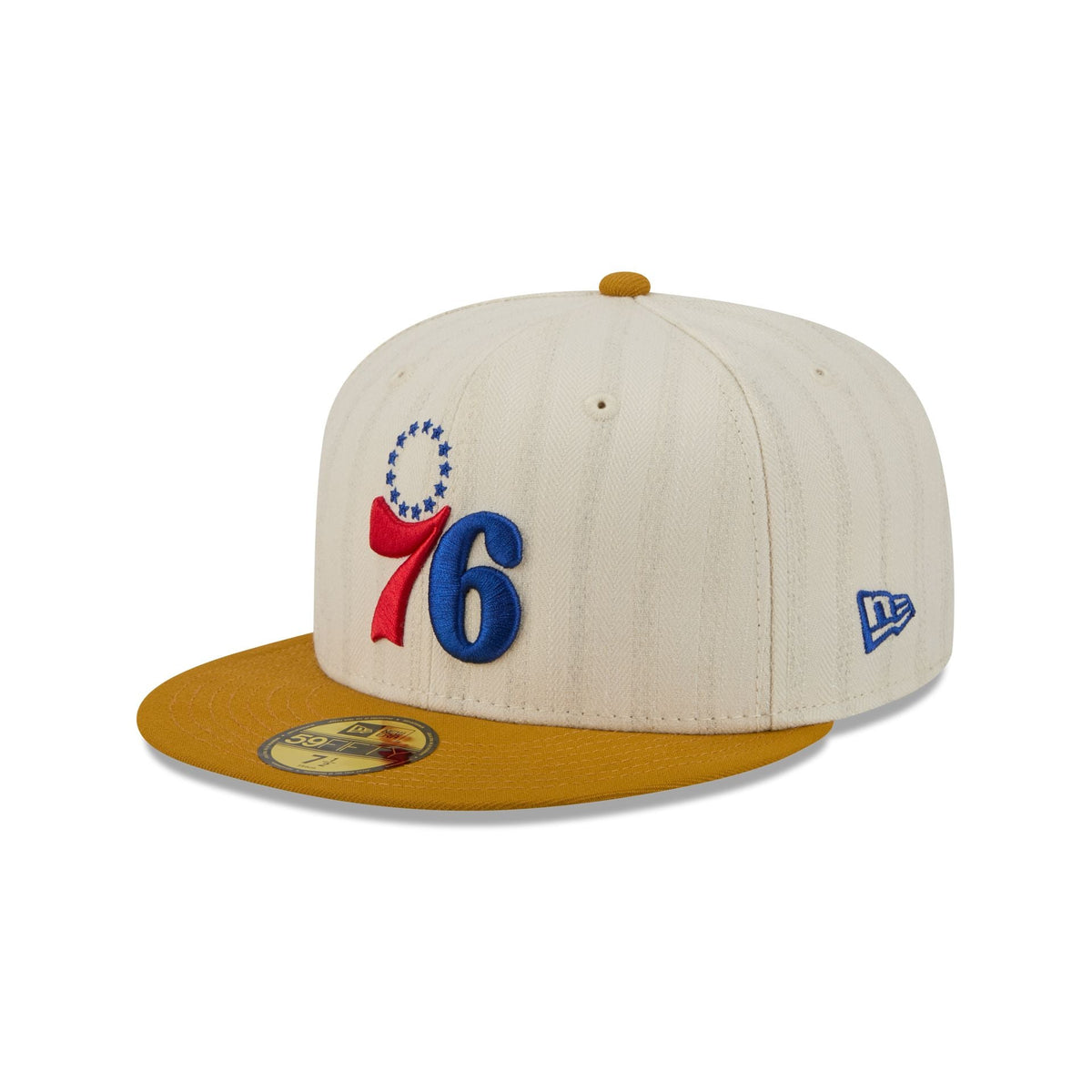 Philadelphia 76ers Chrome Herringbone 59FIFTY Fitted Hat