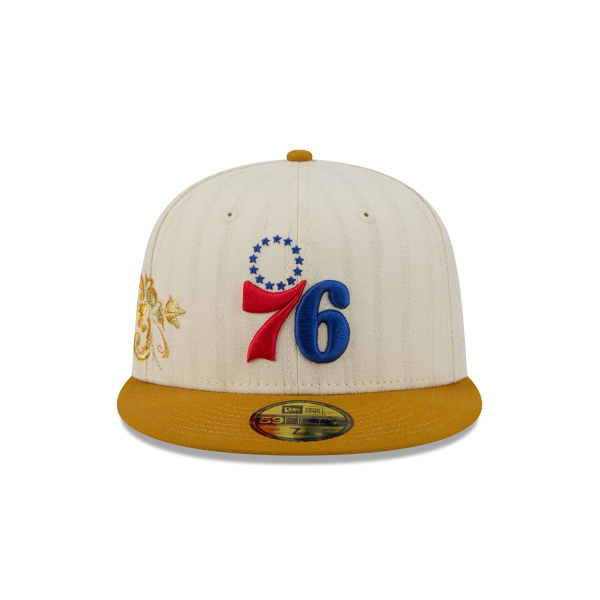 Philadelphia 76ers Chrome Herringbone 59FIFTY Fitted Hat