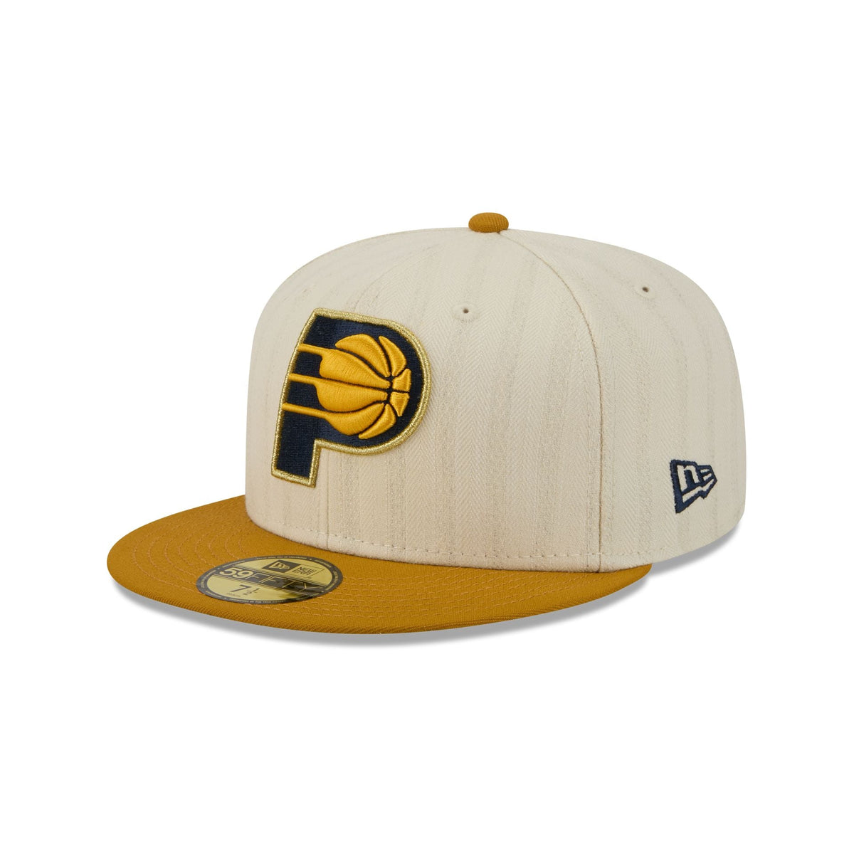 Indiana Pacers Chrome Herringbone 59FIFTY Fitted Hat