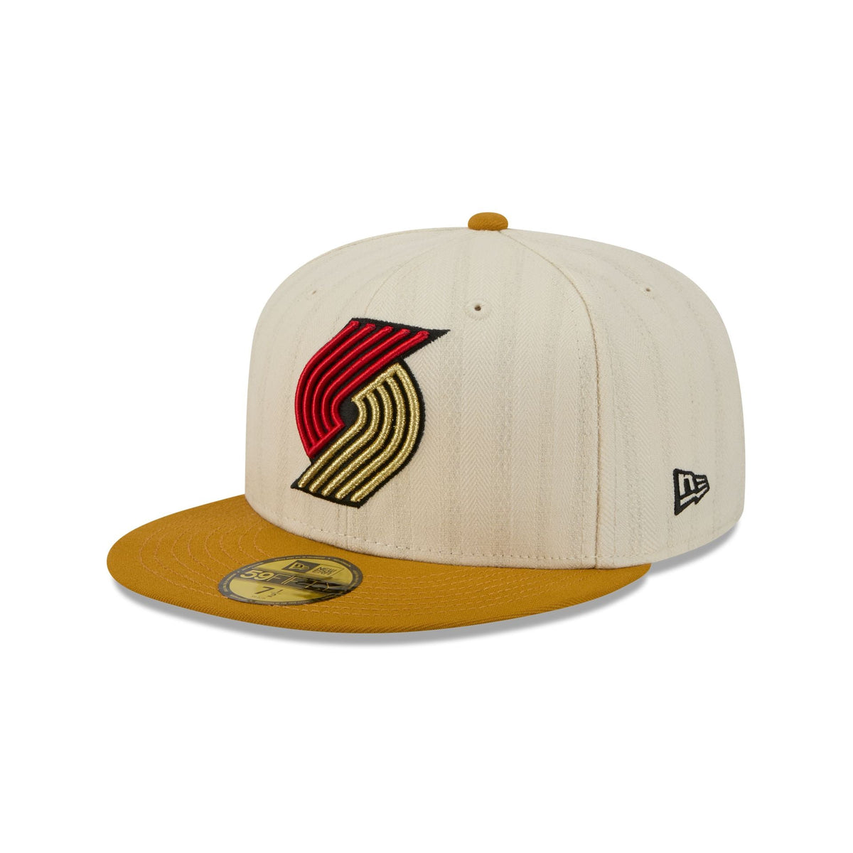 Portland Trail Blazers Chrome Herringbone 59FIFTY Fitted Hat