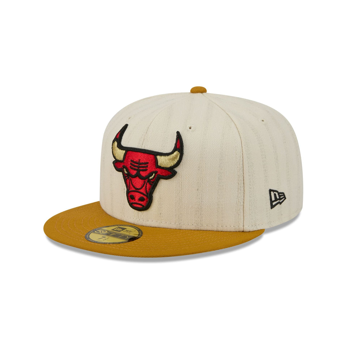 Chicago Bulls Chrome Herringbone 59FIFTY Fitted Hat