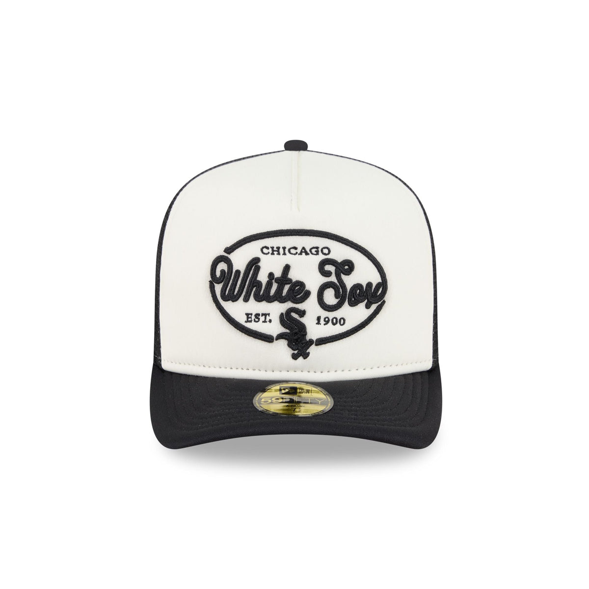 Chicago White Sox Chrome 59FIFTY Fitted Trucker Hat