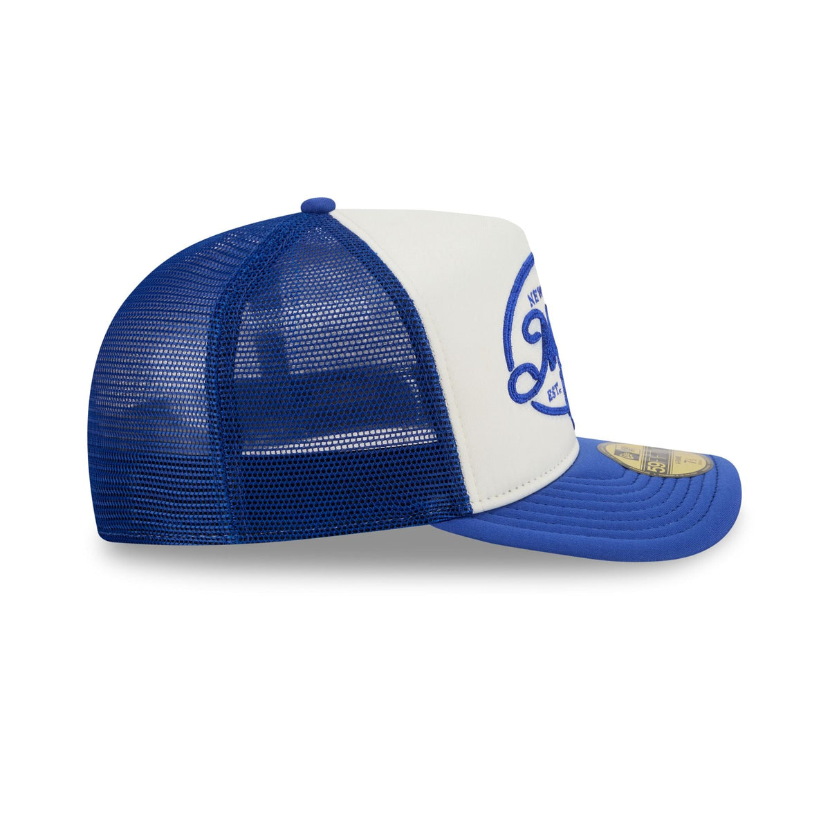 New York Mets Chrome 59FIFTY Fitted Trucker Hat