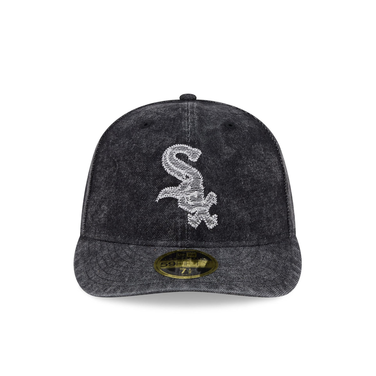 Chicago White Sox Black Denim Low Profile 59FIFTY Fitted Hat