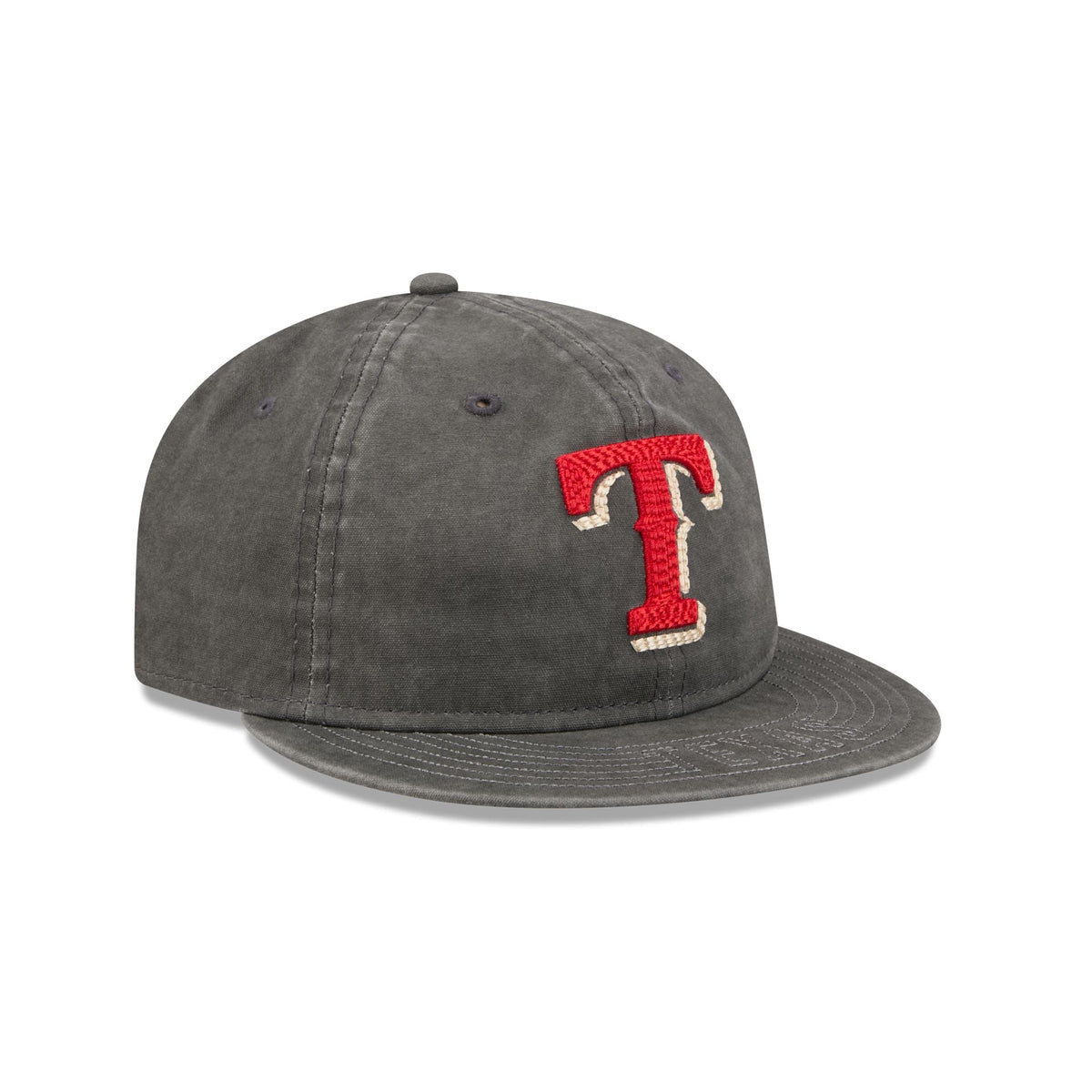 Texas Rangers Visor Stitch Retro Crown 59FIFTY Fitted Hat