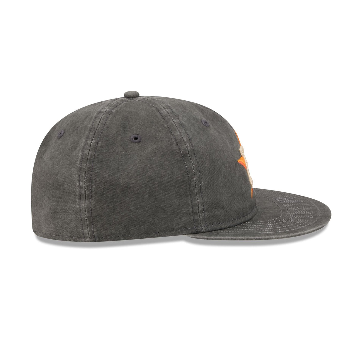 Houston Astros Visor Stitch Retro Crown 59FIFTY Fitted Hat