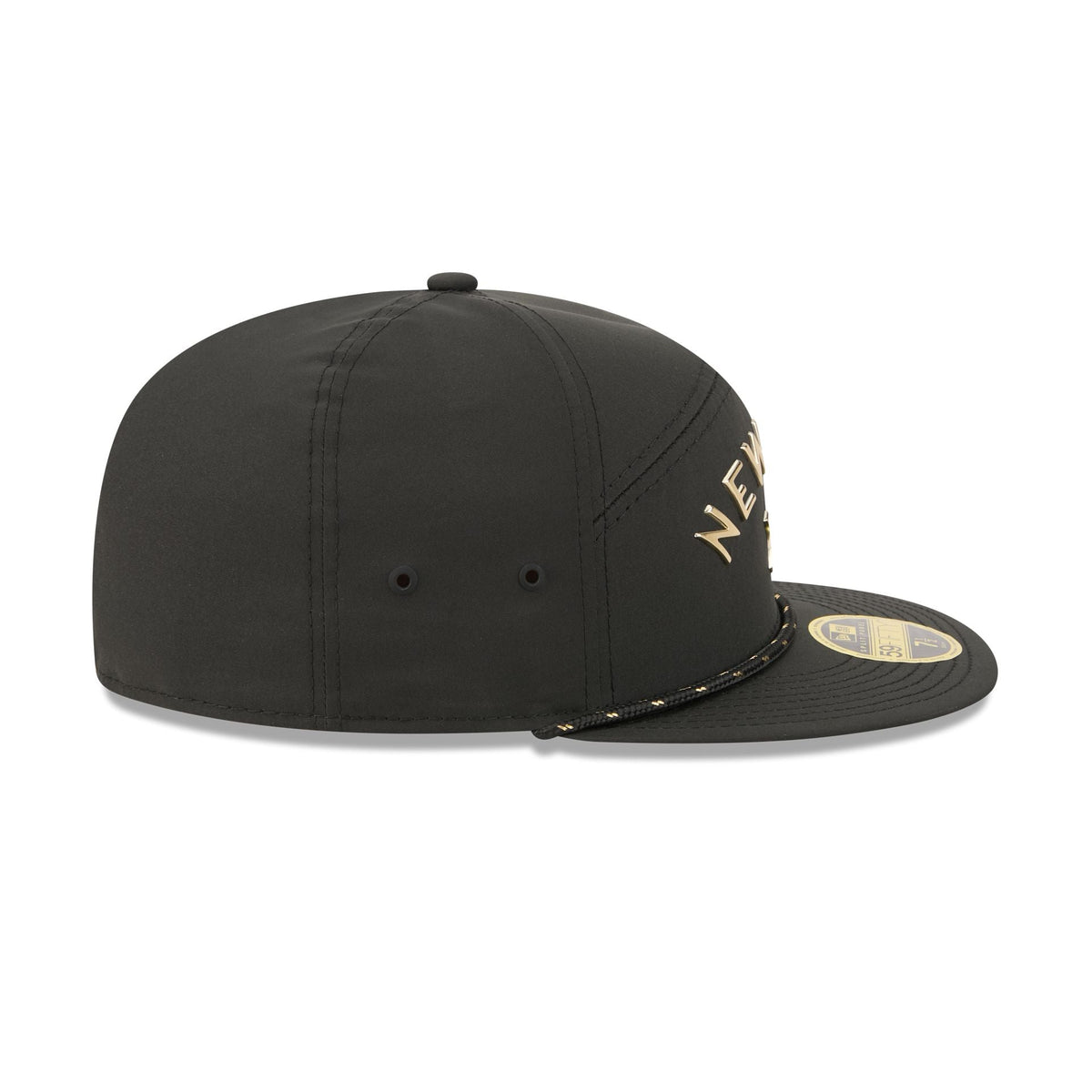New York Yankees Gold Logo Rope Split Panel 59FIFTY Fitted Hat