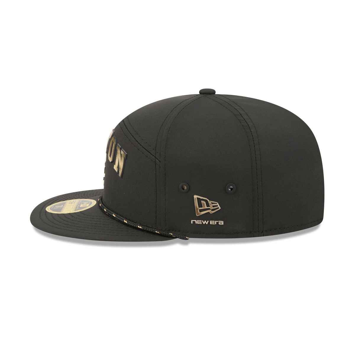 Houston Astros Gold Logo Rope Split Panel 59FIFTY Fitted Hat