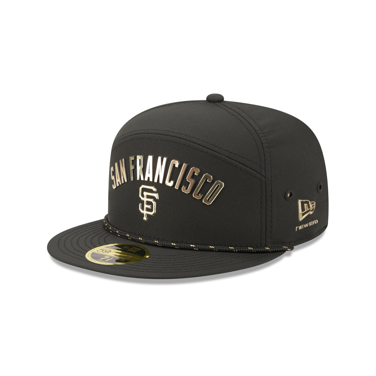 San Francisco Giants Gold Logo Rope Split Panel 59FIFTY Fitted Hat