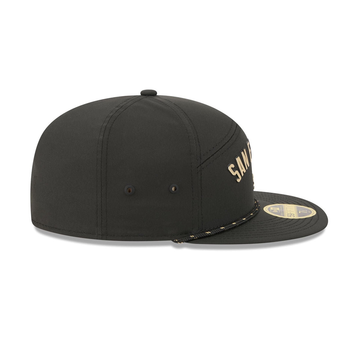San Francisco Giants Gold Logo Rope Split Panel 59FIFTY Fitted Hat