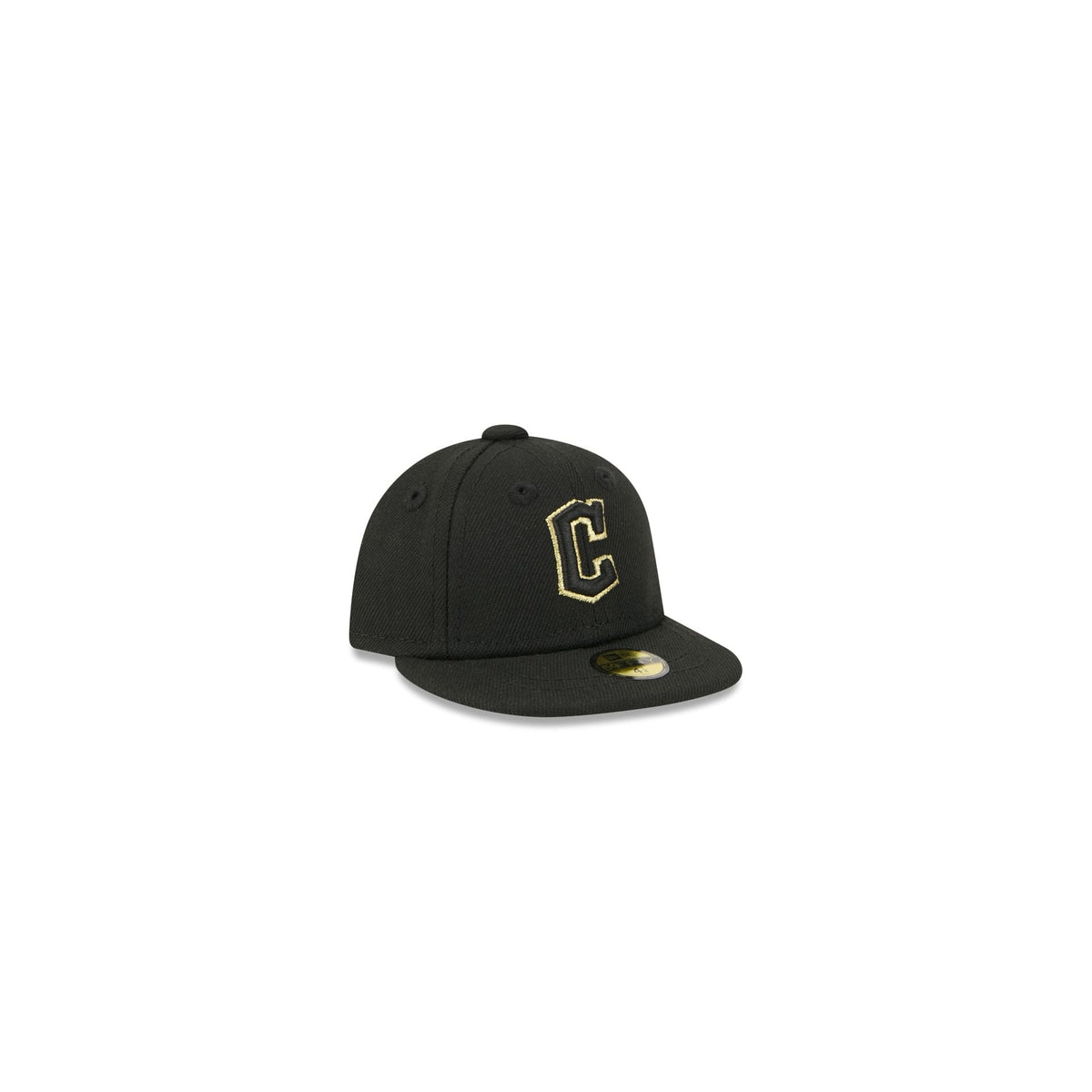 Cleveland Guardians Gold Logo Mini 59FIFTY Fitted Hat