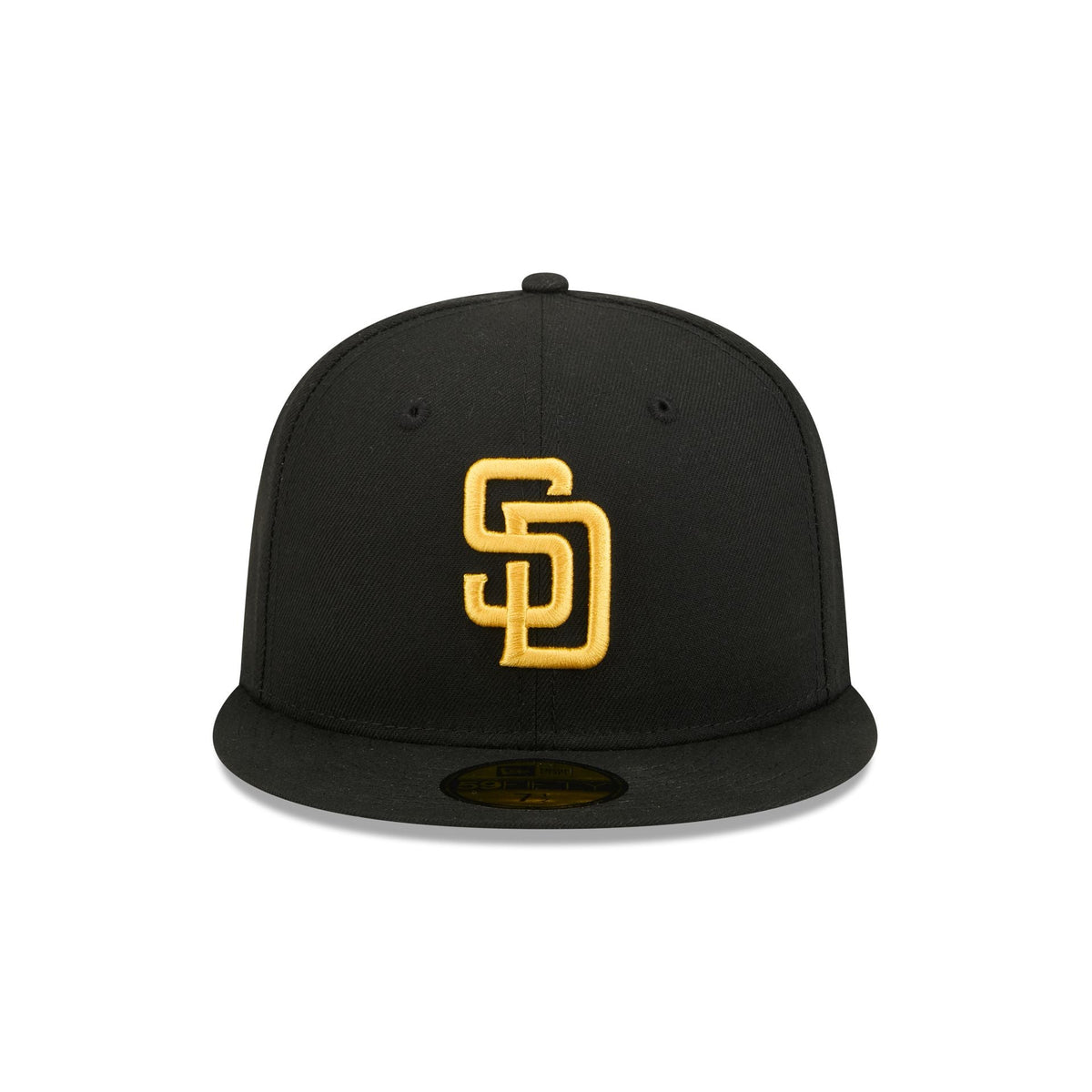 San Diego Padres Black Basic 59FIFTY Fitted Hat