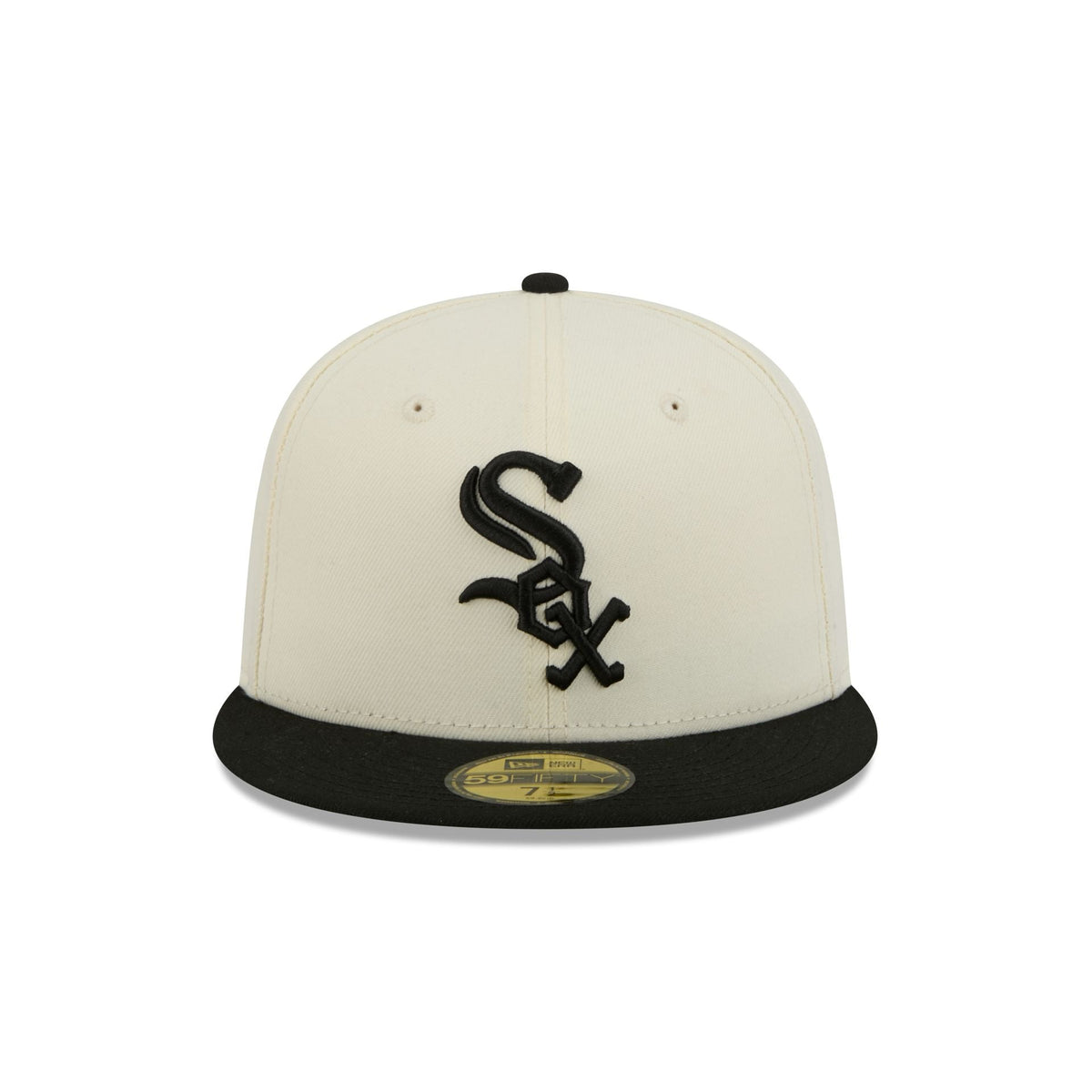 Chicago White Sox Chrome White Basic 59FIFTY Fitted Hat