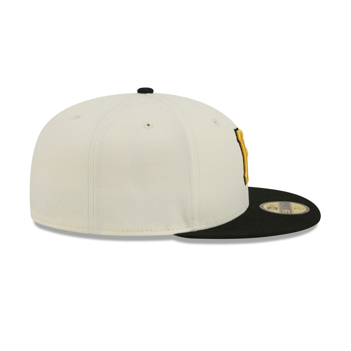 Pittsburgh Pirates Chrome White Basic 59FIFTY Fitted Hat
