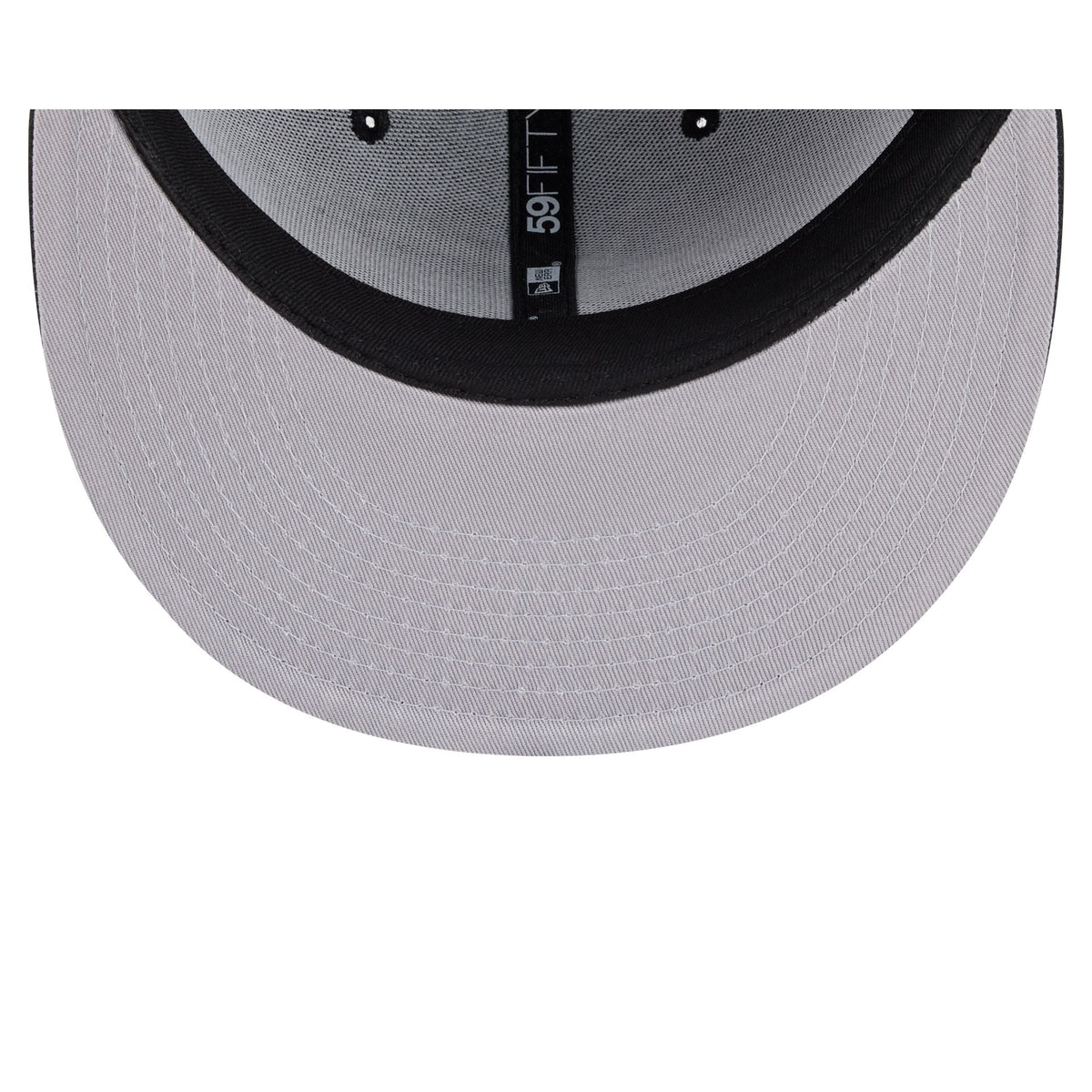 Seattle Mariners Black and White Basic 59FIFTY Fitted Hat