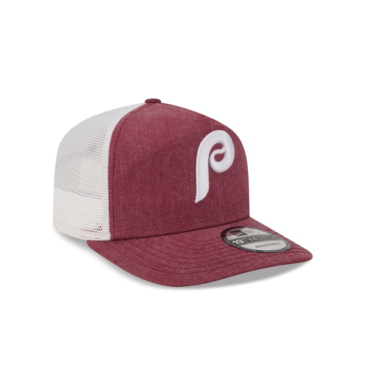 Philadelphia Phillies Herringbone Team Colors 19TWENTY Trucker Hat