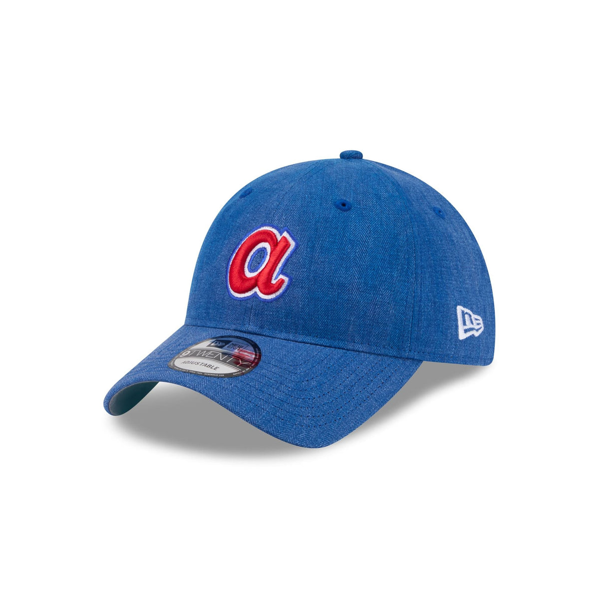 Atlanta Braves Herringbone Team Colors 9TWENTY Adjustable Hat