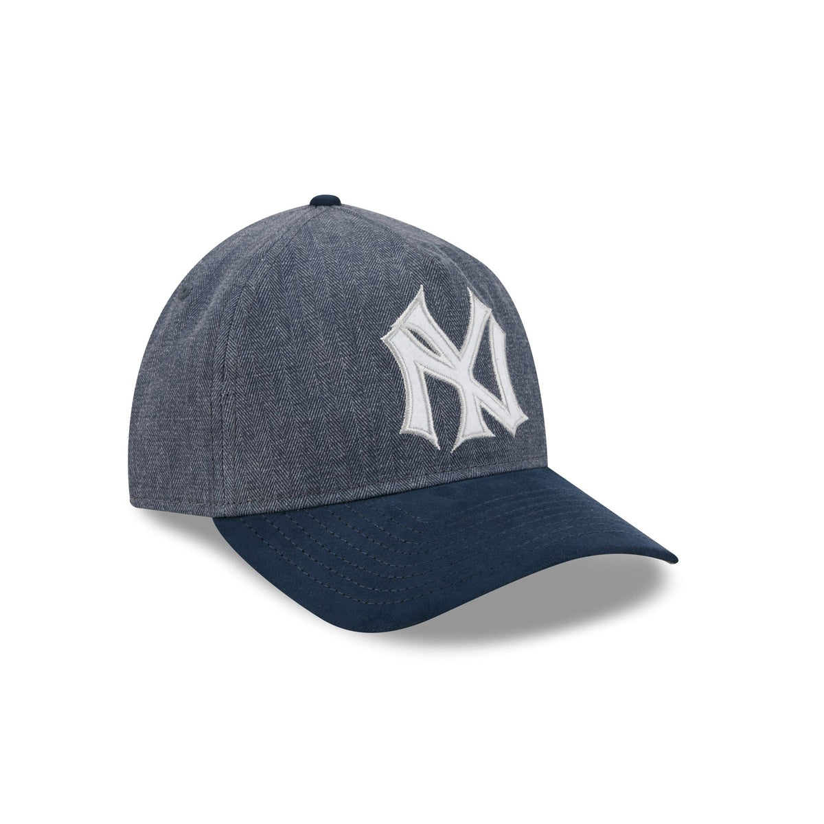 New York Yankees Herringbone Team Colors 9TWENTY A-Frame Adjustable Hat