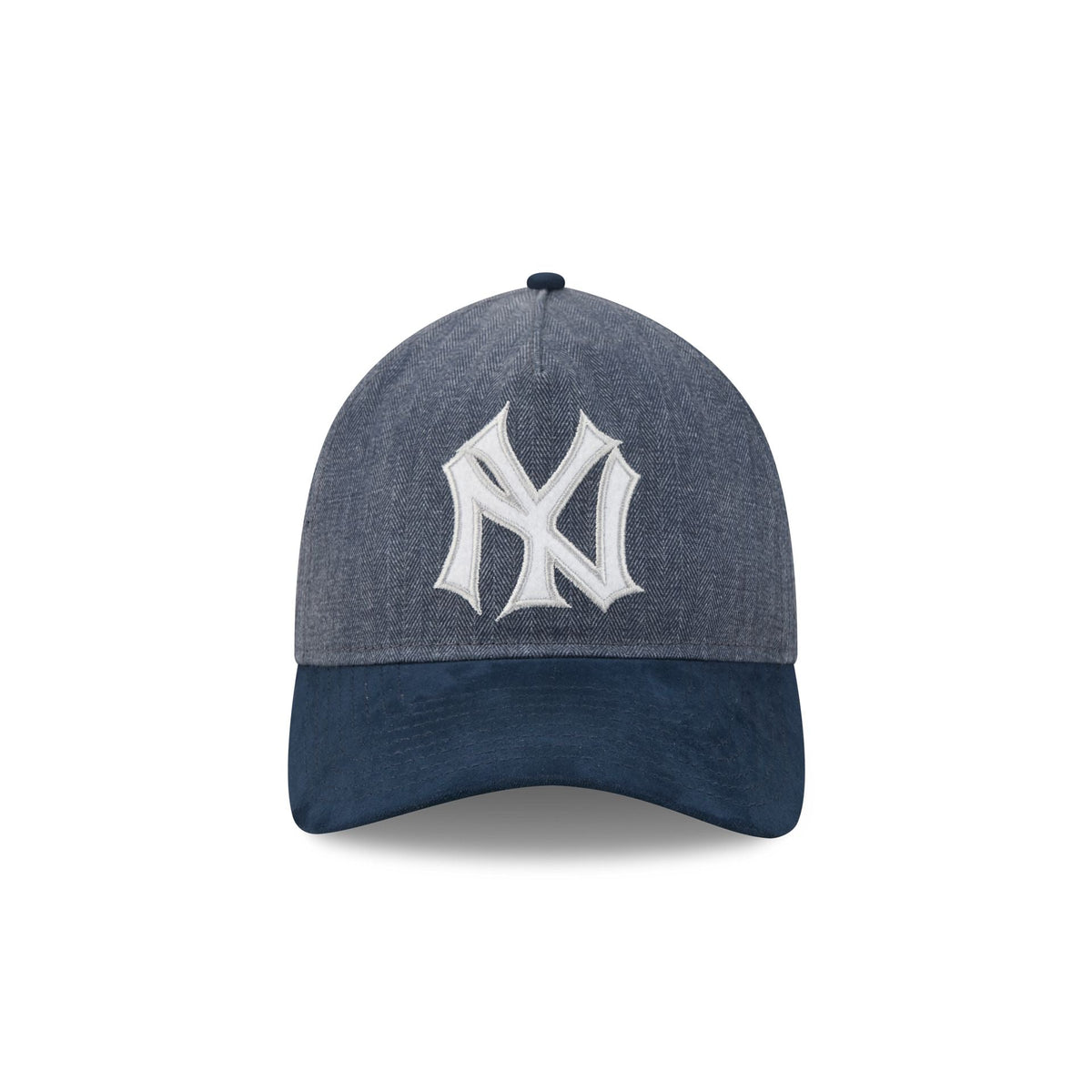 New York Yankees Herringbone Team Colors 9TWENTY A-Frame Adjustable Hat