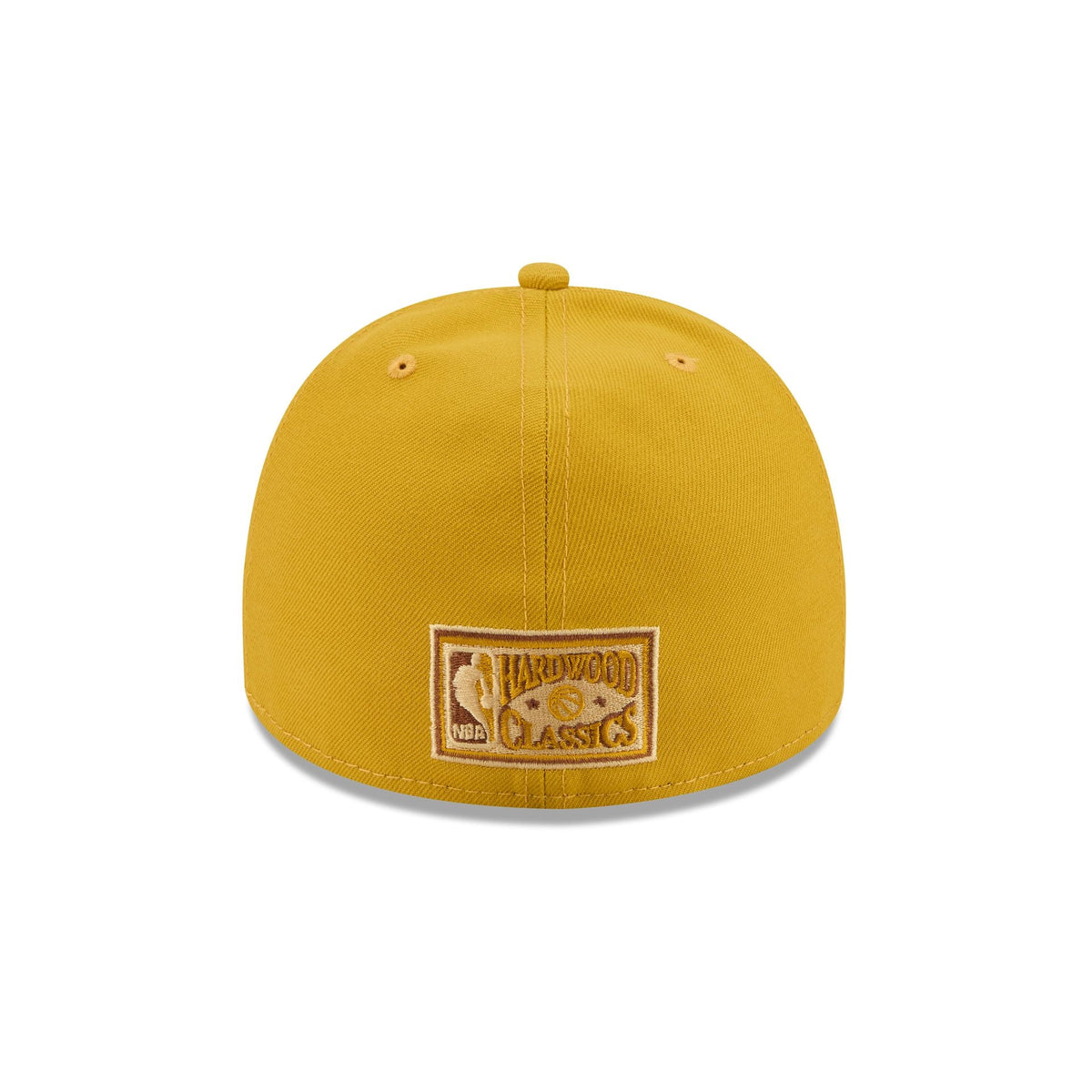 Just Caps Hardwood Classics Trophy Yellow Houston Rockets 59FIFTY A-Frame Fitted Hat
