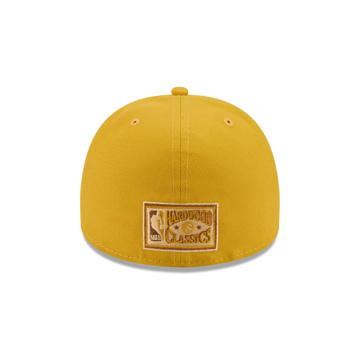 Just Caps Hardwood Classics Trophy Yellow New York Knicks 59FIFTY A-Frame Fitted Hat