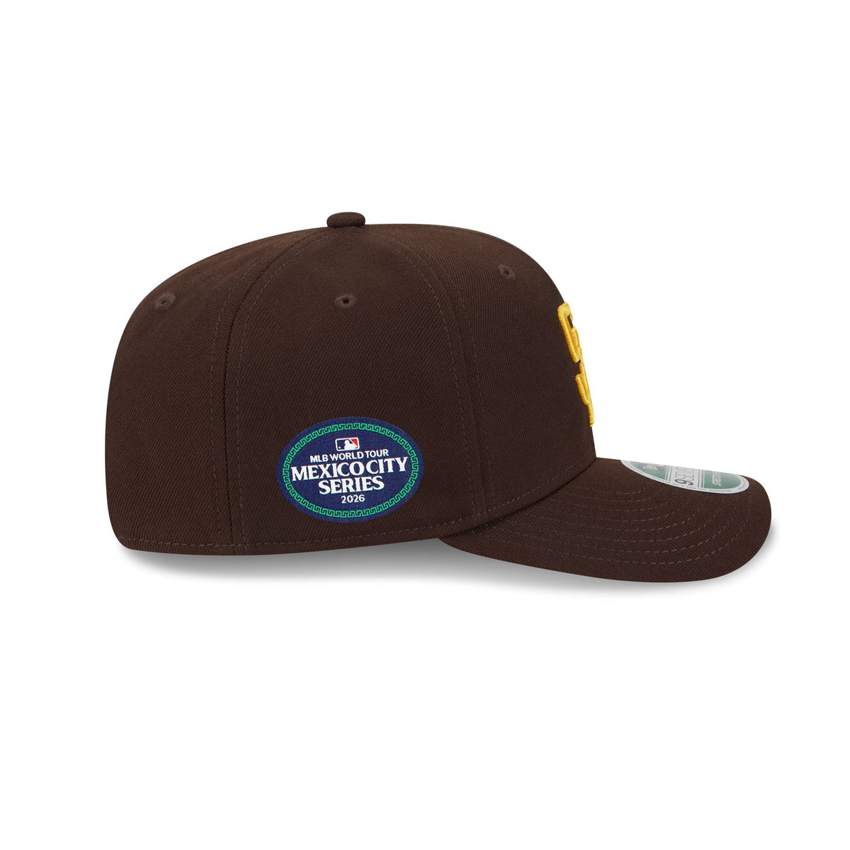 San Diego Padres 2026 MLB World Tour Mexico City Series Sidepatch 9SEVENTY Stretch-Snap Hat