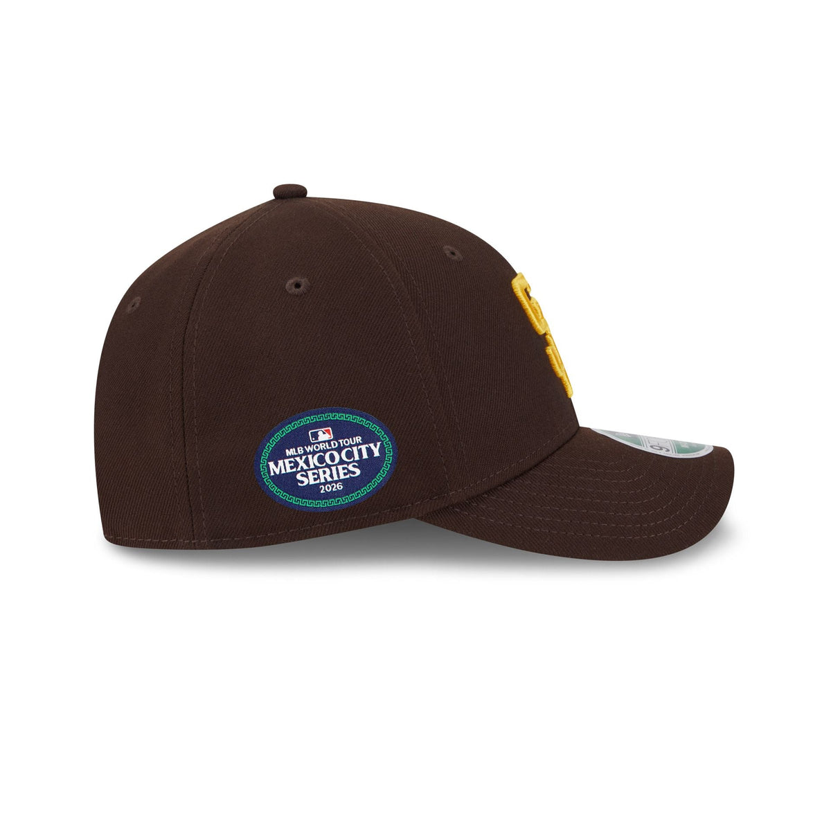 San Diego Padres 2026 MLB World Tour Mexico City Series Sidepatch 9FORTY M-Crown Snapback Hat