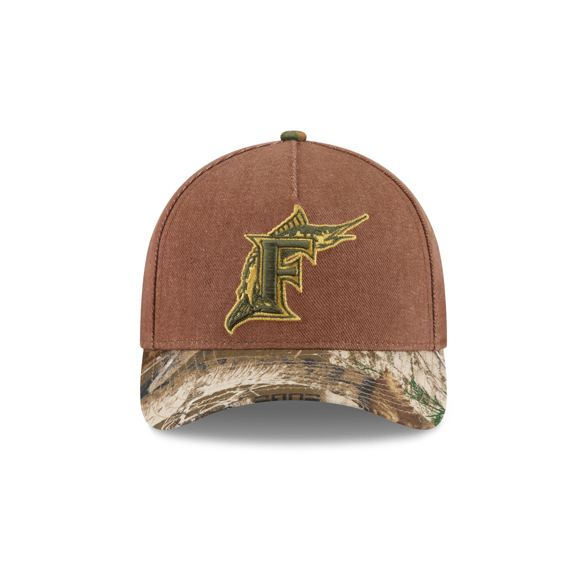 Miami Marlins Camo Twill 9FORTY M-Crown A-Frame Snapback Hat
