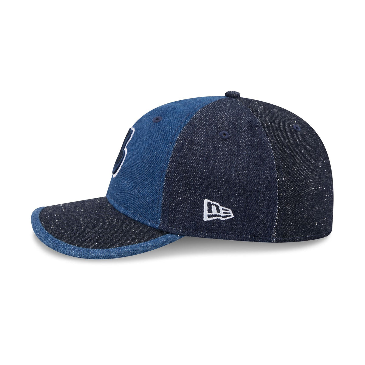 Montreal Expos Multi-Panel Denim Retro Crown 59FIFTY Fitted Hat