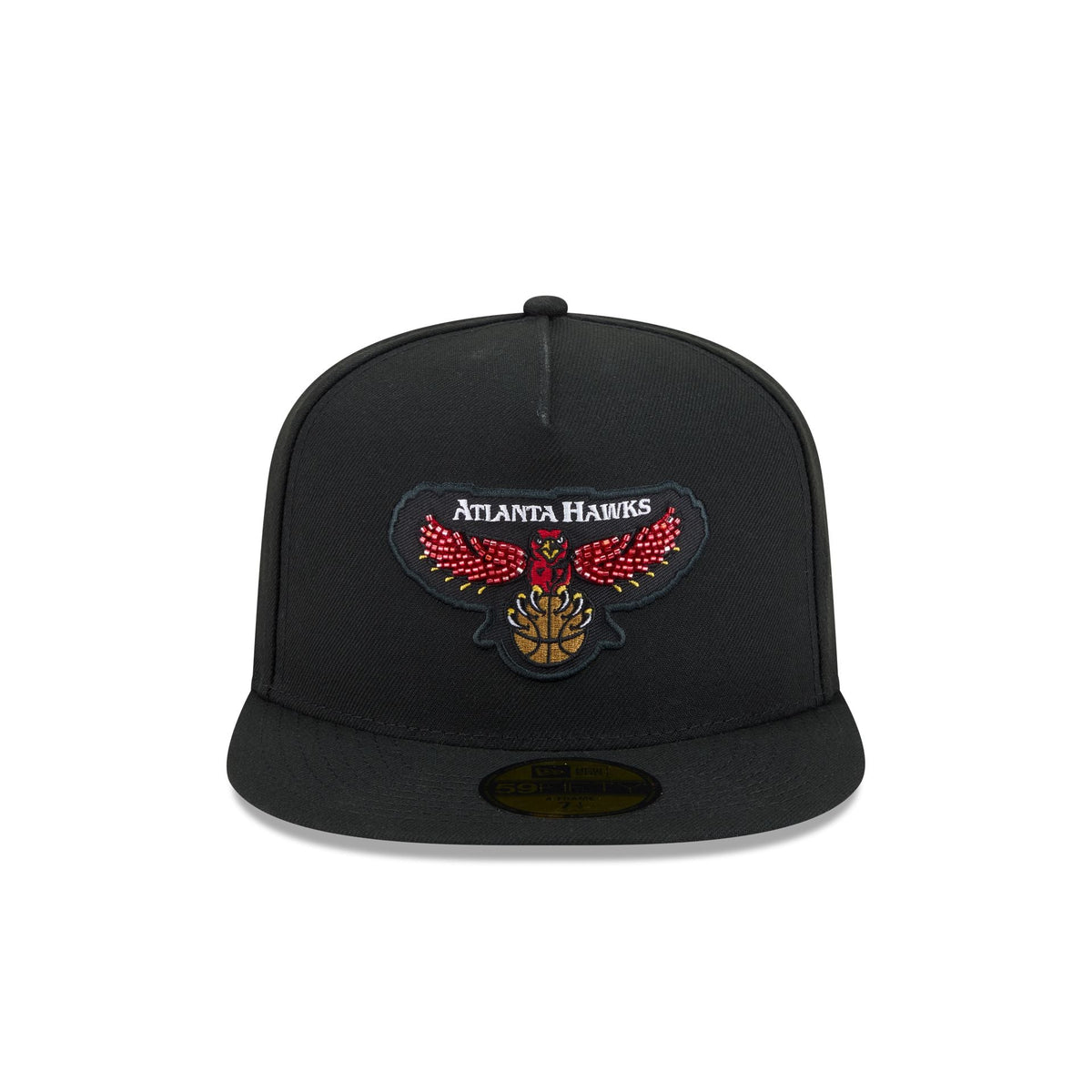 Just Caps Beaded Atlanta Hawks 59FIFTY A-Frame Fitted Hat