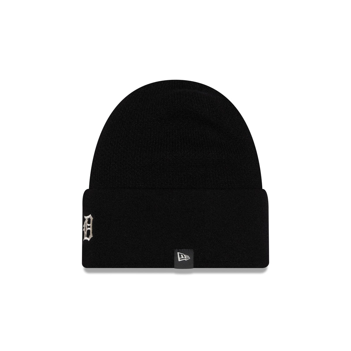 Detroit Tigers Cashmere Black Cuffless Knit Beanie Hat