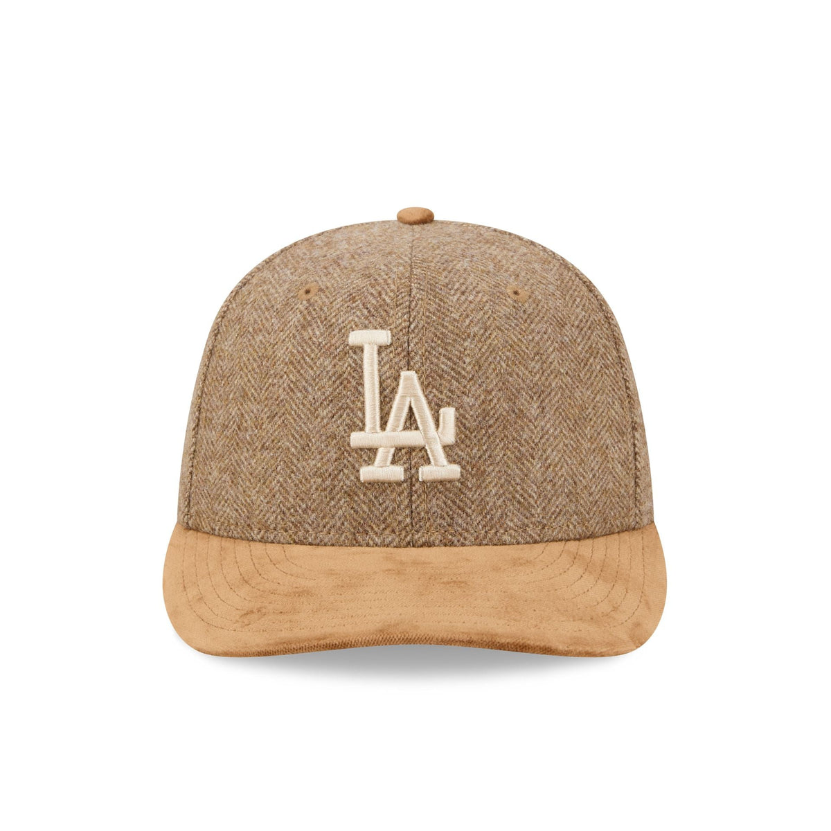 Los Angeles Dodgers Moon Brisbane Moss Brown Visor 59FIFTY Fitted Hat