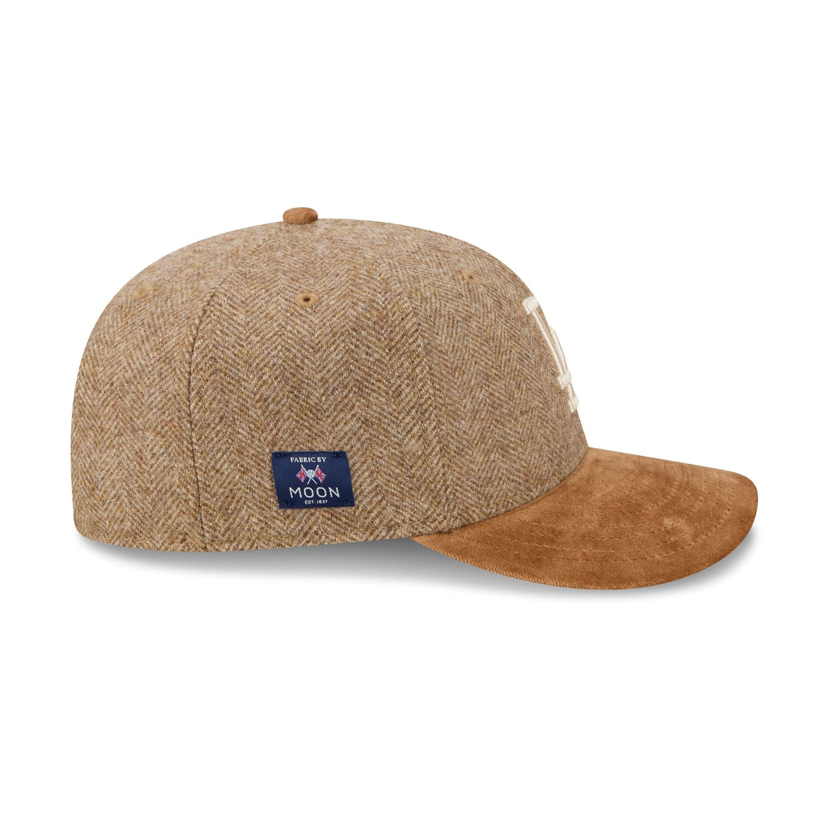 Los Angeles Dodgers Moon Brisbane Moss Brown Visor 59FIFTY Fitted Hat