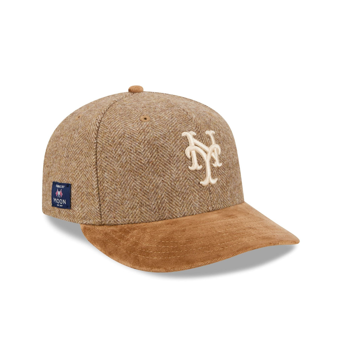 New York Mets Moon Brisbane Moss Brown Visor 59FIFTY Fitted Hat