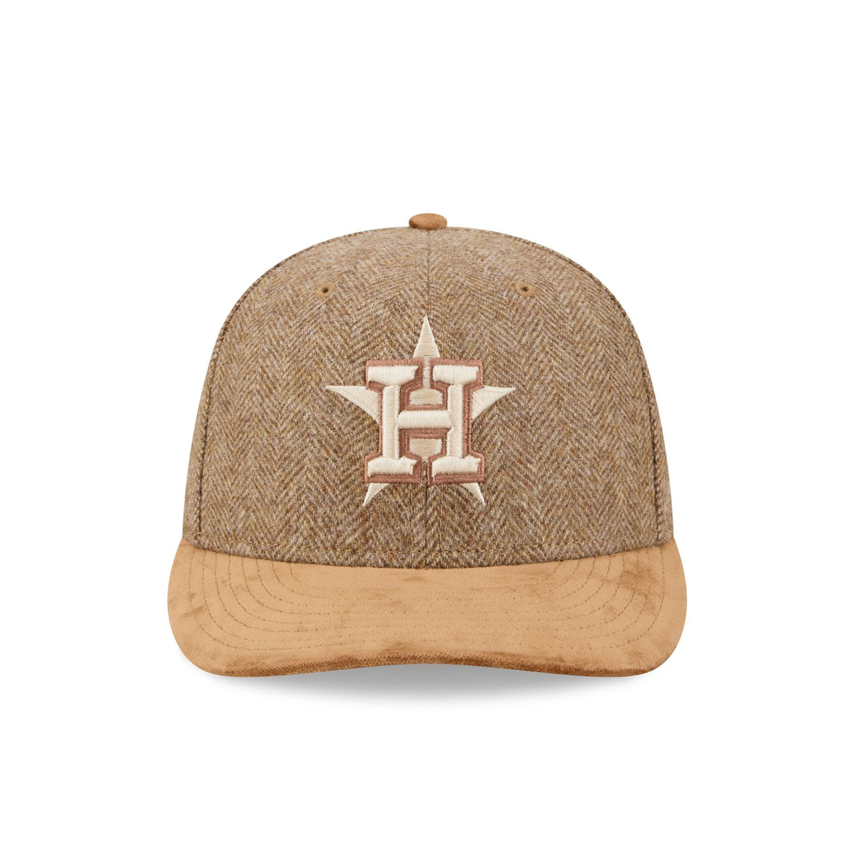 Houston Astros Moon Brisbane Moss Brown Visor 59FIFTY Fitted Hat
