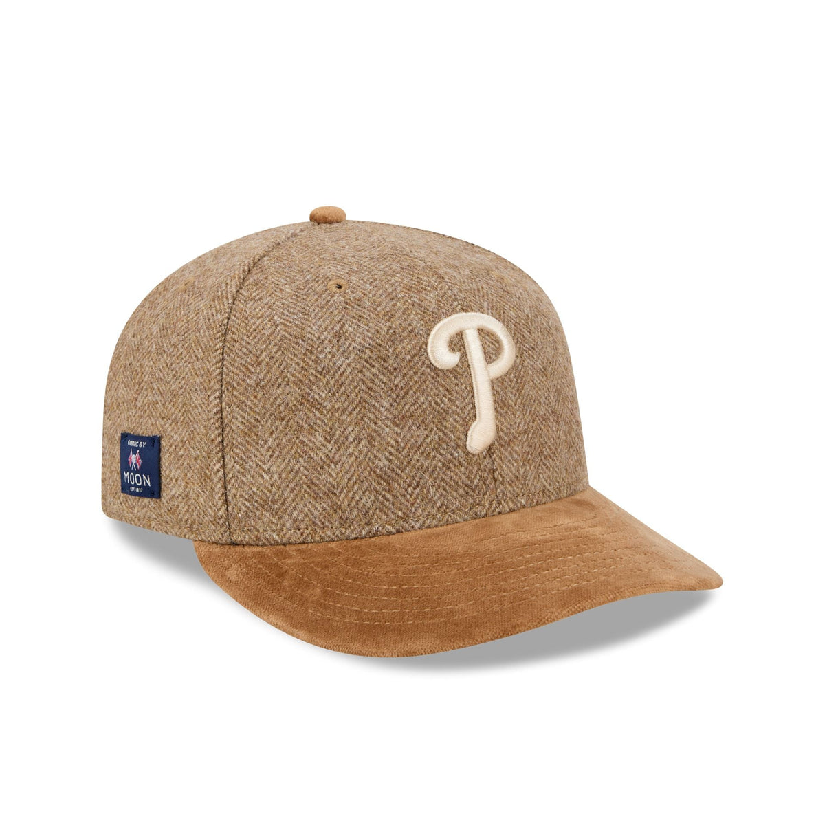 Philadelphia Phillies Moon Brisbane Moss Brown Visor 59FIFTY Fitted Hat