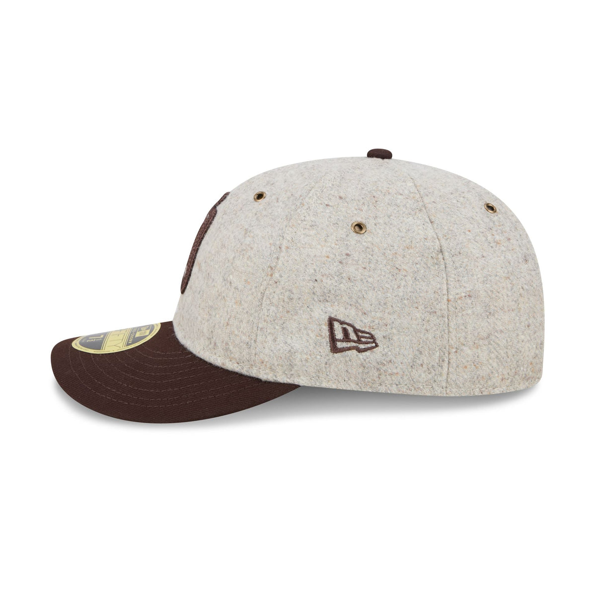 San Diego Padres Moon Herringbone Retro Crown 59FIFTY Fitted Hat