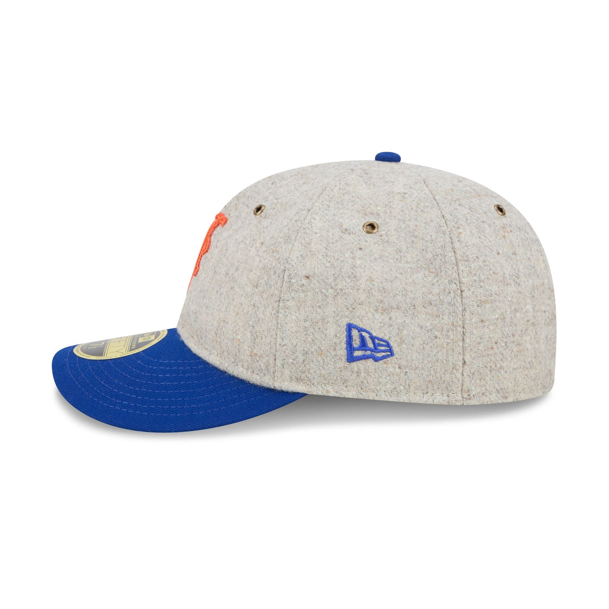 New York Mets Moon Herringbone Retro Crown 59FIFTY Fitted Hat