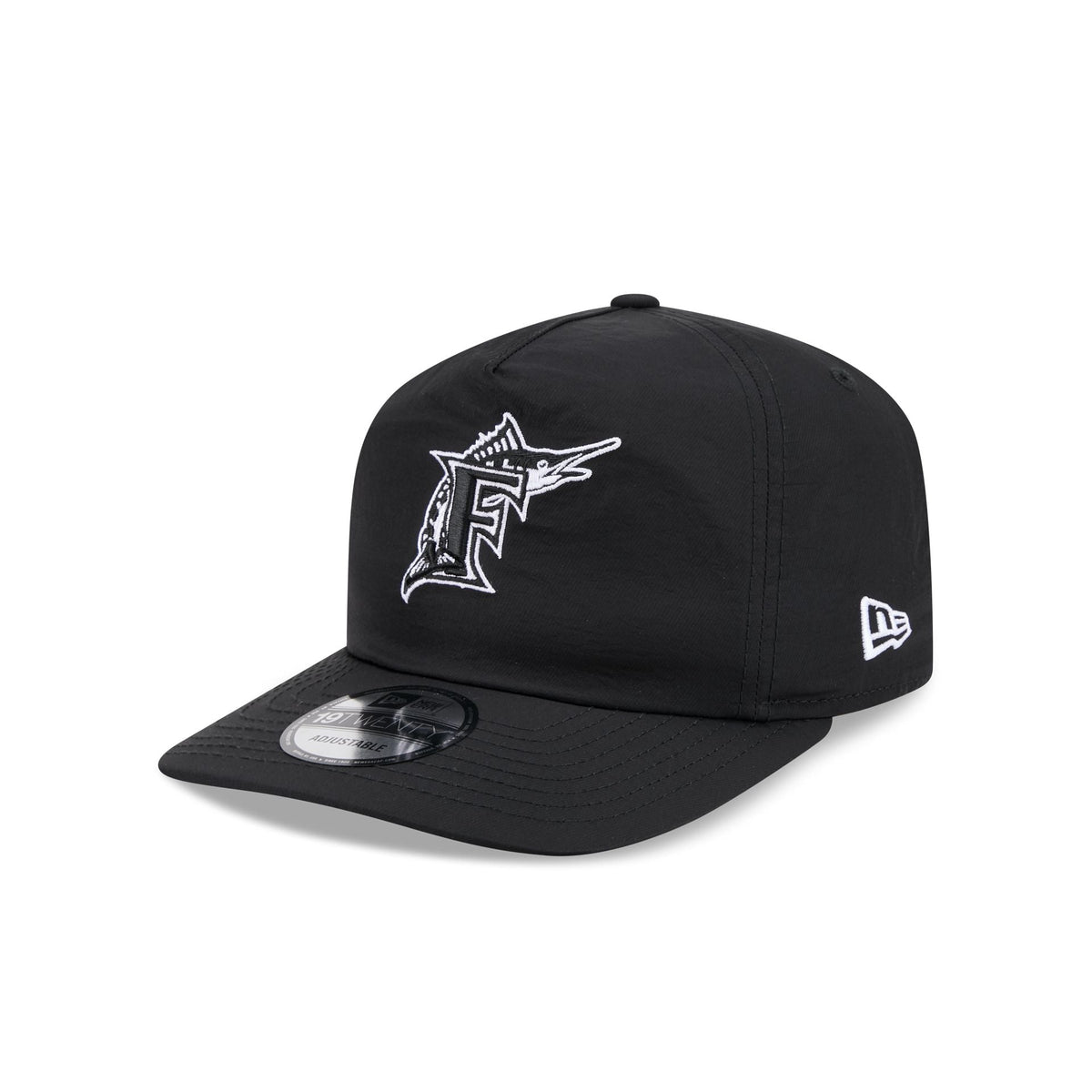 Miami Marlins Nylon Black 19TWENTY Adjustable Hat