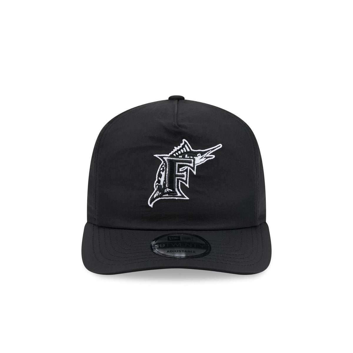 Miami Marlins Nylon Black 19TWENTY Adjustable Hat
