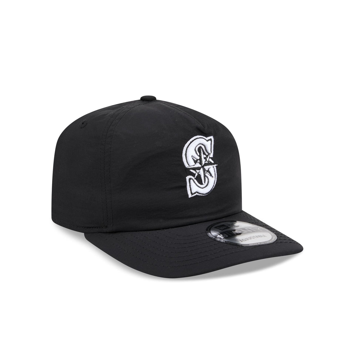Seattle Mariners Nylon Black 19TWENTY Adjustable Hat