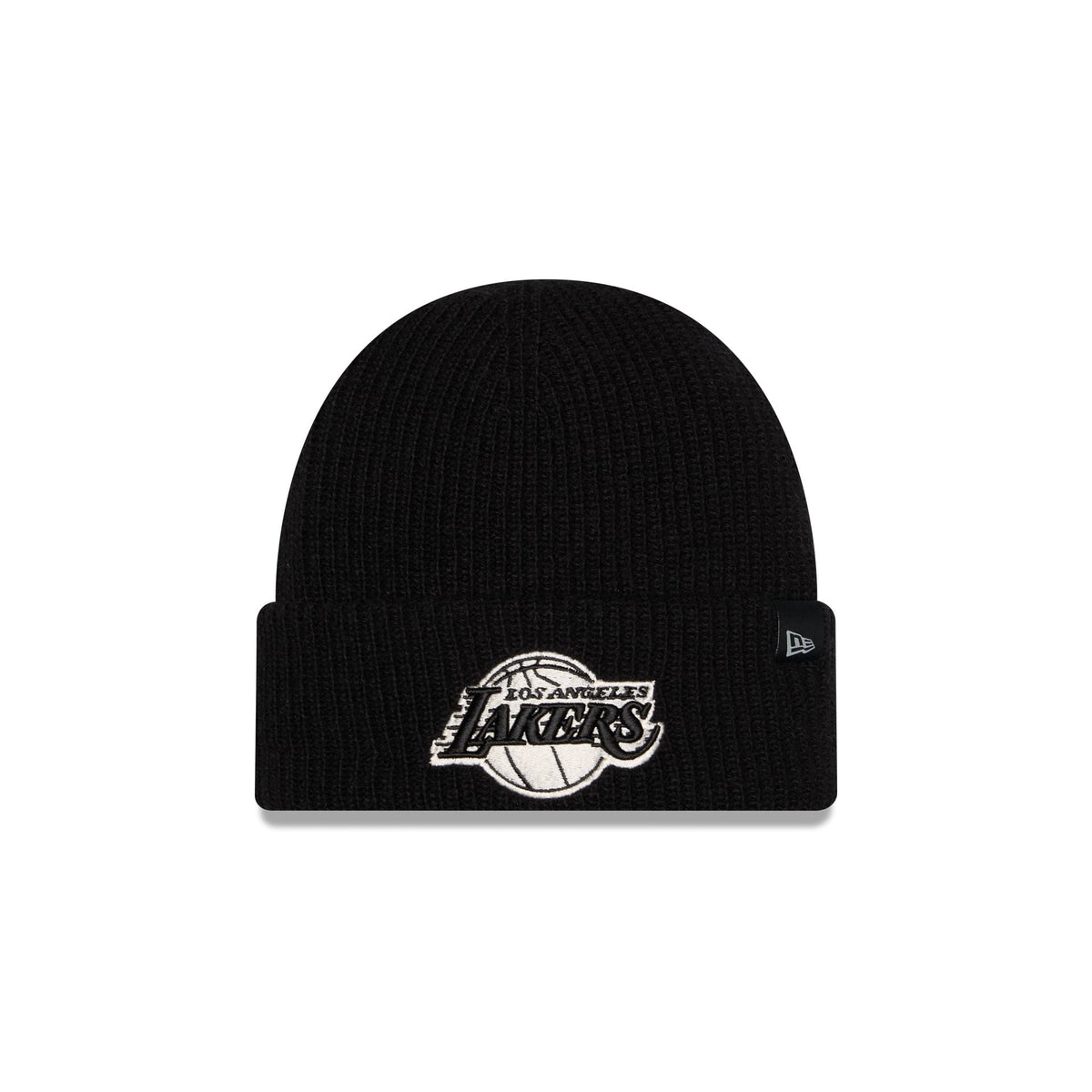 Los Angeles Lakers Woolen Black Short Cuff Knit Beanie Hat