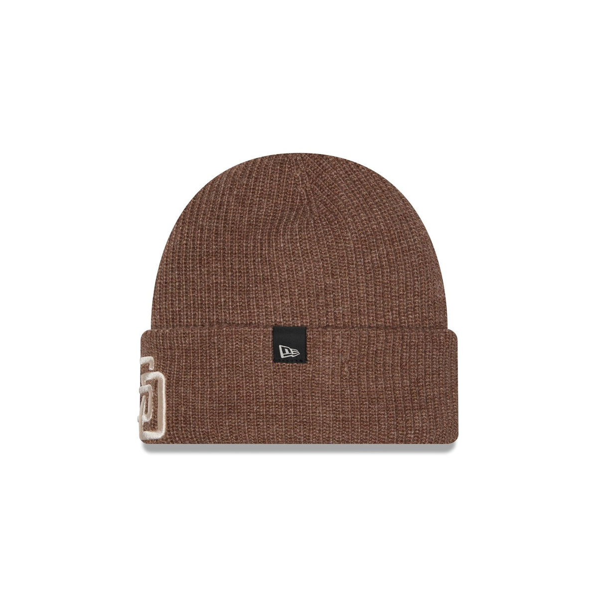 San Diego Padres Woolen Tan Short Cuff Knit Beanie Hat