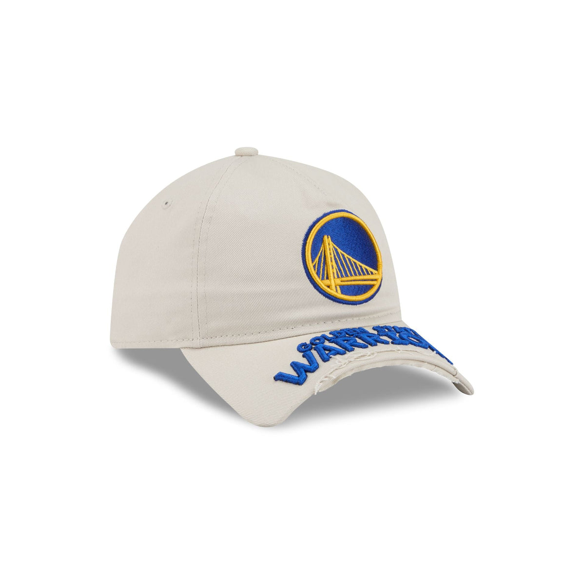 Golden State Warriors Stone 9FORTY A-Frame Unstructured Cut-Off Visor Snapback Hat